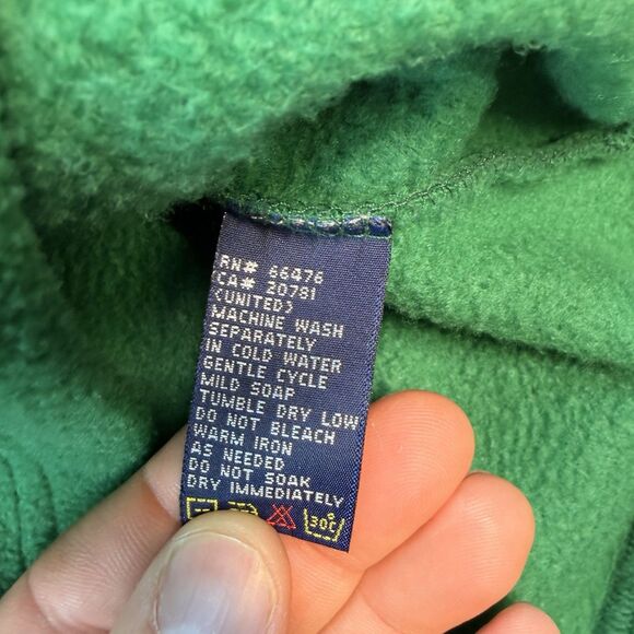 Vintage Tommy Hilfiger Tommy Jeans Mens Sweatshirt Size Large 90s Green - Picture 5 of 6